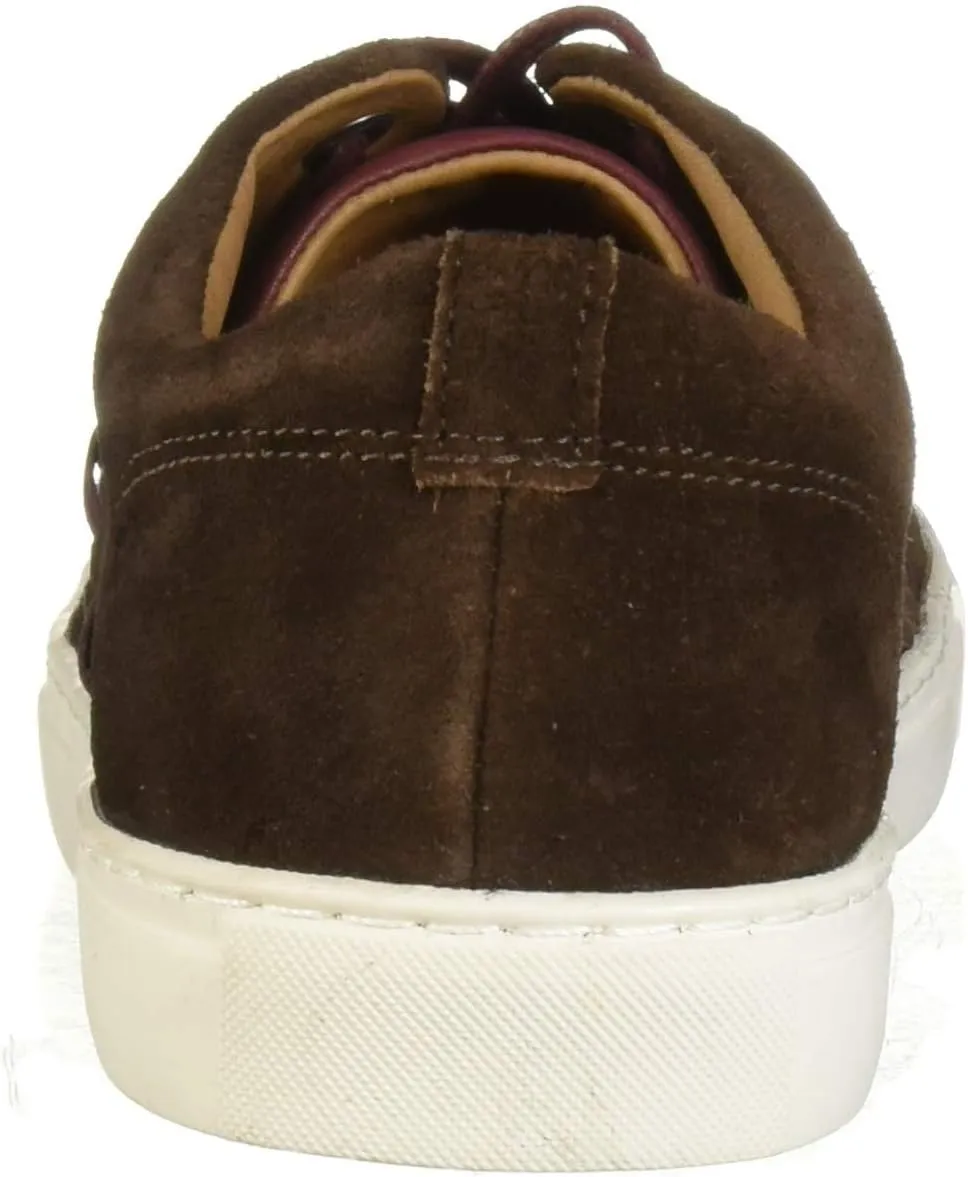 Brothers United Men's Leather Luxury Fashion Sneaker with Woven Detail