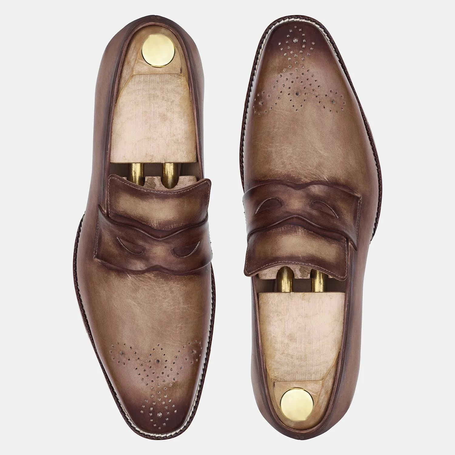Brown Loafer Alex Eyes