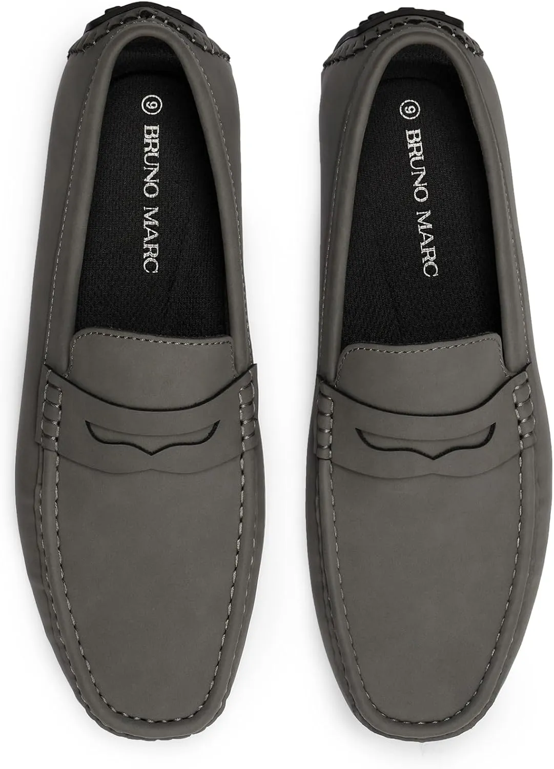 Bruno Marc Men's Slip-on Penny Loafer Suede Driving Shoes