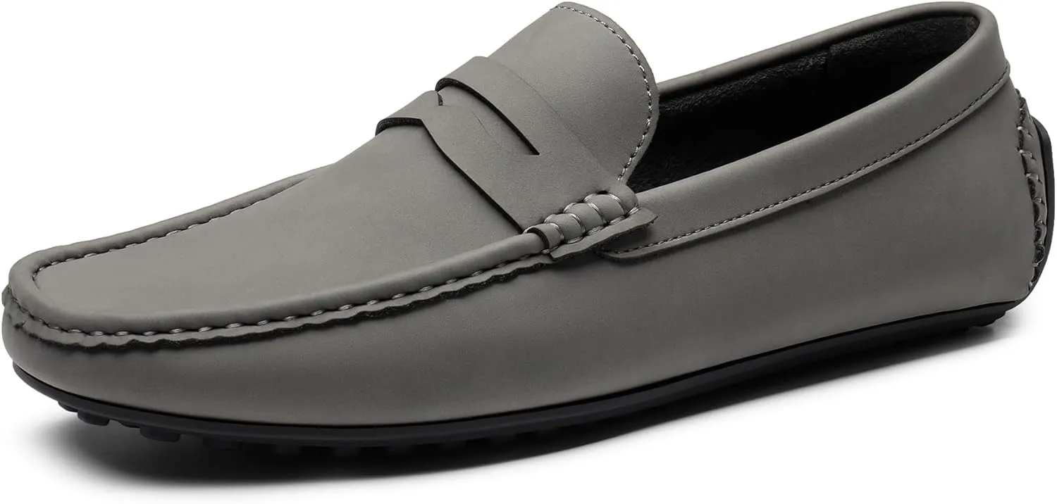 Bruno Marc Men's Slip-on Penny Loafer Suede Driving Shoes