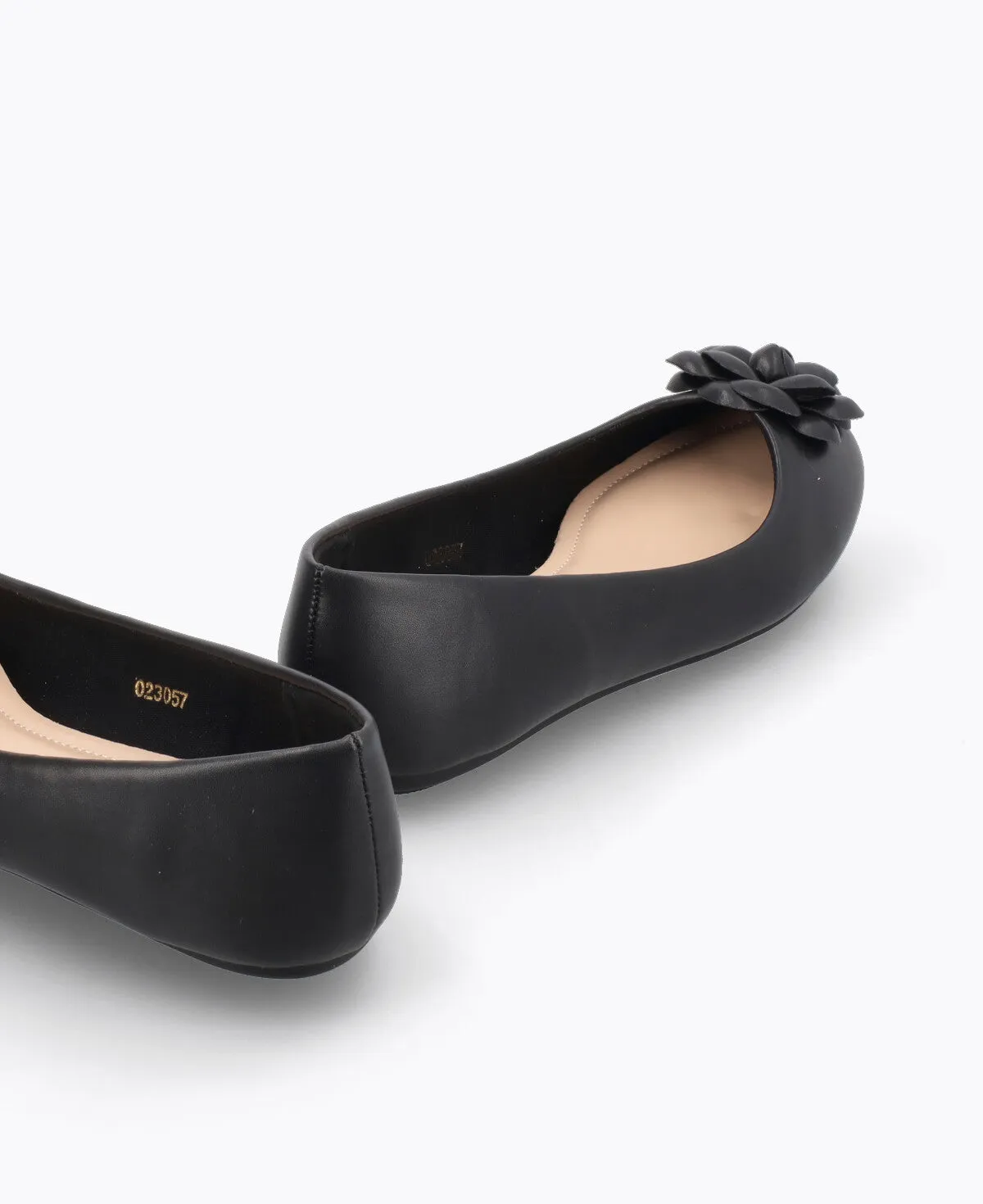 Candice Ballerina Flats - Black