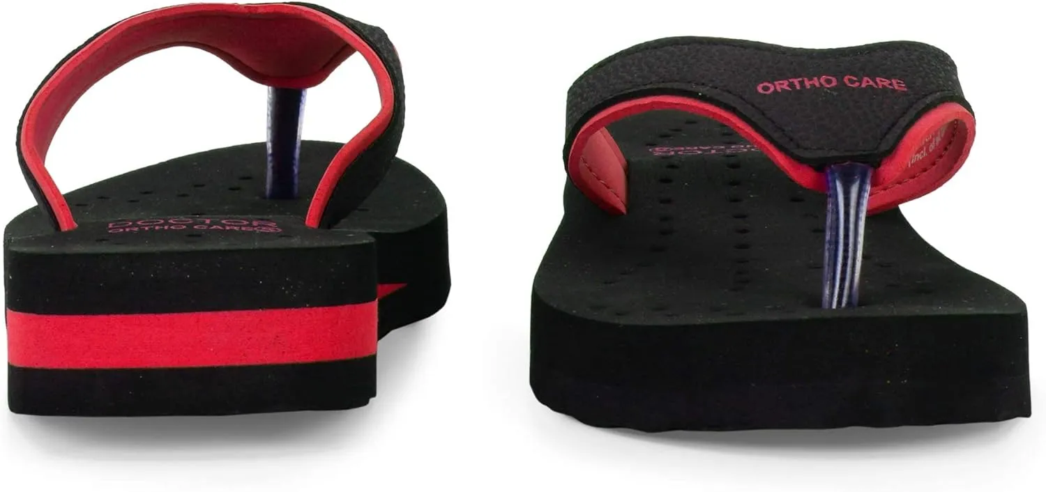 Care Diabetic Orthopedic Pregnancy Flat Super Comfort Dr Flipflops and House Slippers For Women's and Girl's D-18