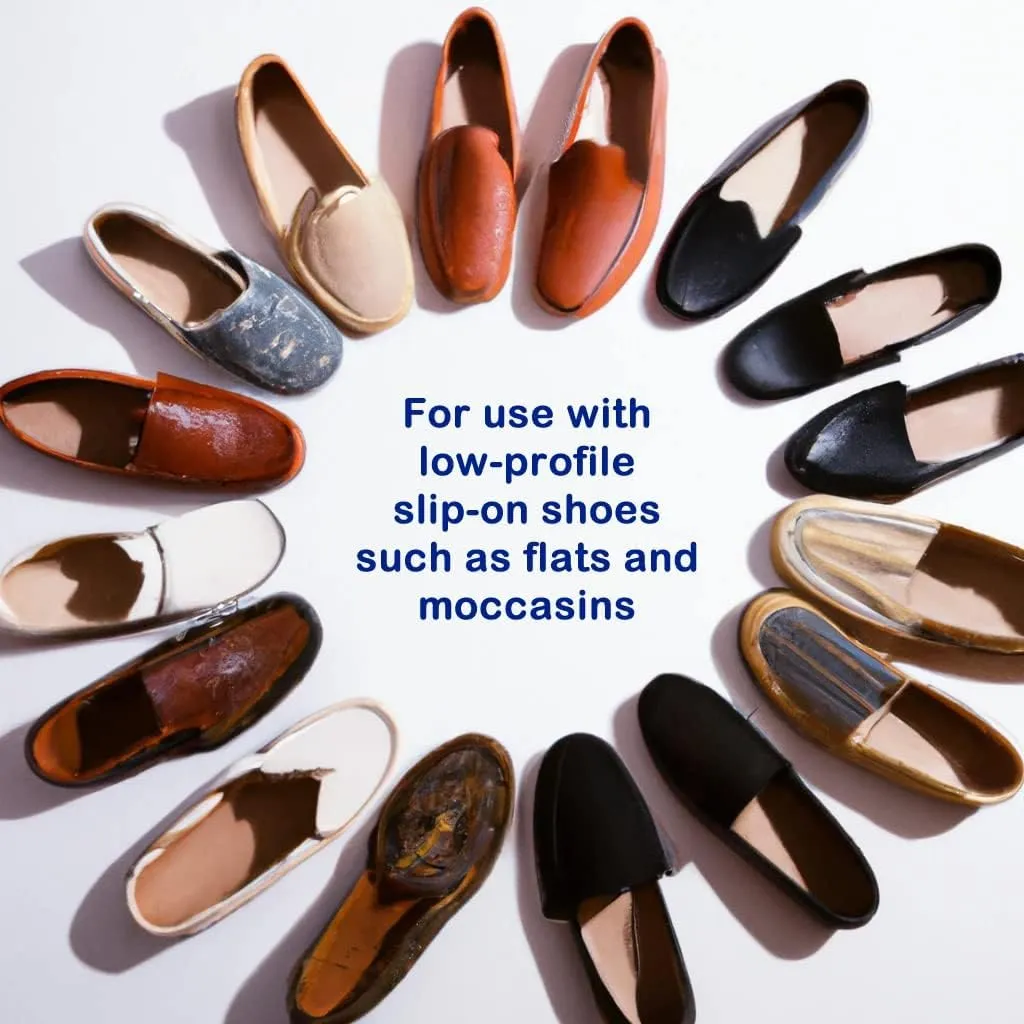 Casual Orthotic Arch Support Insoles for Dress Slip-On Shoes (Pair) (Medium: Men 7½ - 9 Women 8½ -10) - Relief for Foot Pain Due to Flat Feet/Low Arches and Plantar Fasciitis