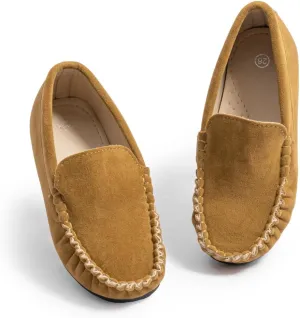 CENCIRILY Toddler Boys Girls Loafers Soft Slip On Little Kid Oxford Dress Flats Casual Boat Shoes School Uniform Moccasin Walking Shoes