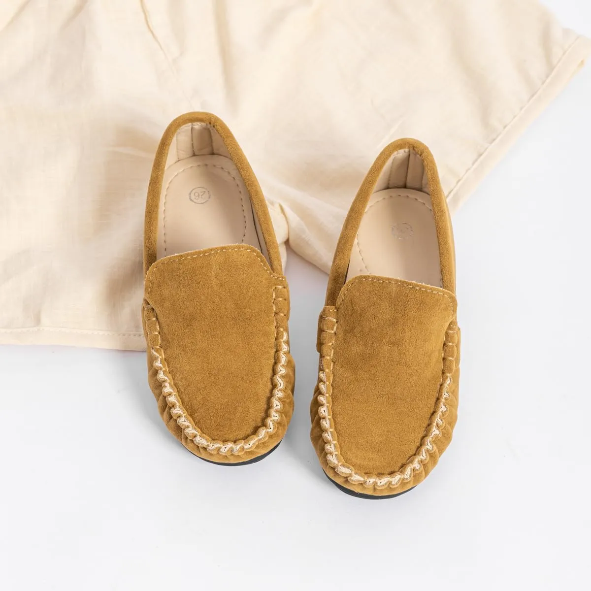 CENCIRILY Toddler Boys Girls Loafers Soft Slip On Little Kid Oxford Dress Flats Casual Boat Shoes School Uniform Moccasin Walking Shoes