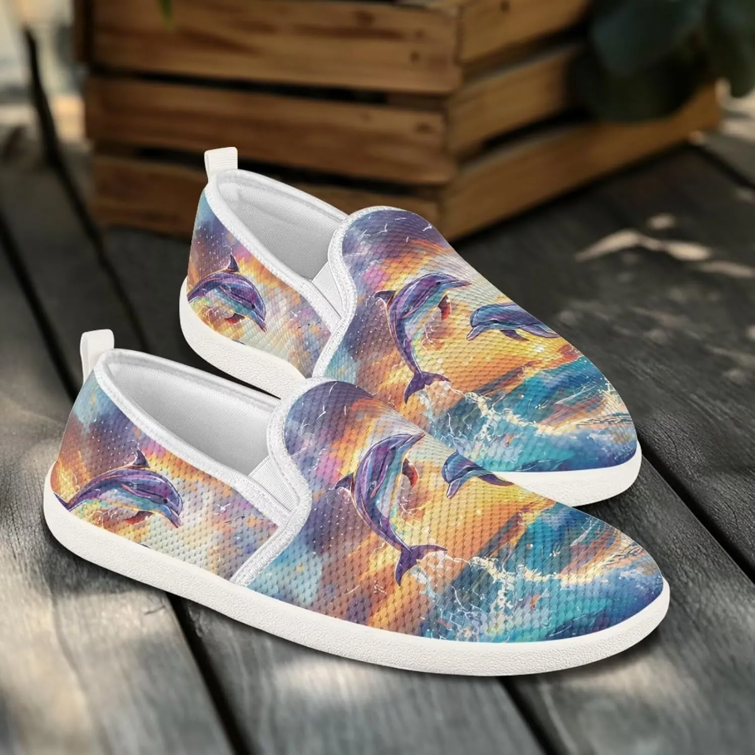 chaqlin Loafers for Women Flat Drop in Low Top Clipper Slip On Beach Travel Comfy Tennis Shoes Fashion Dress Loafers