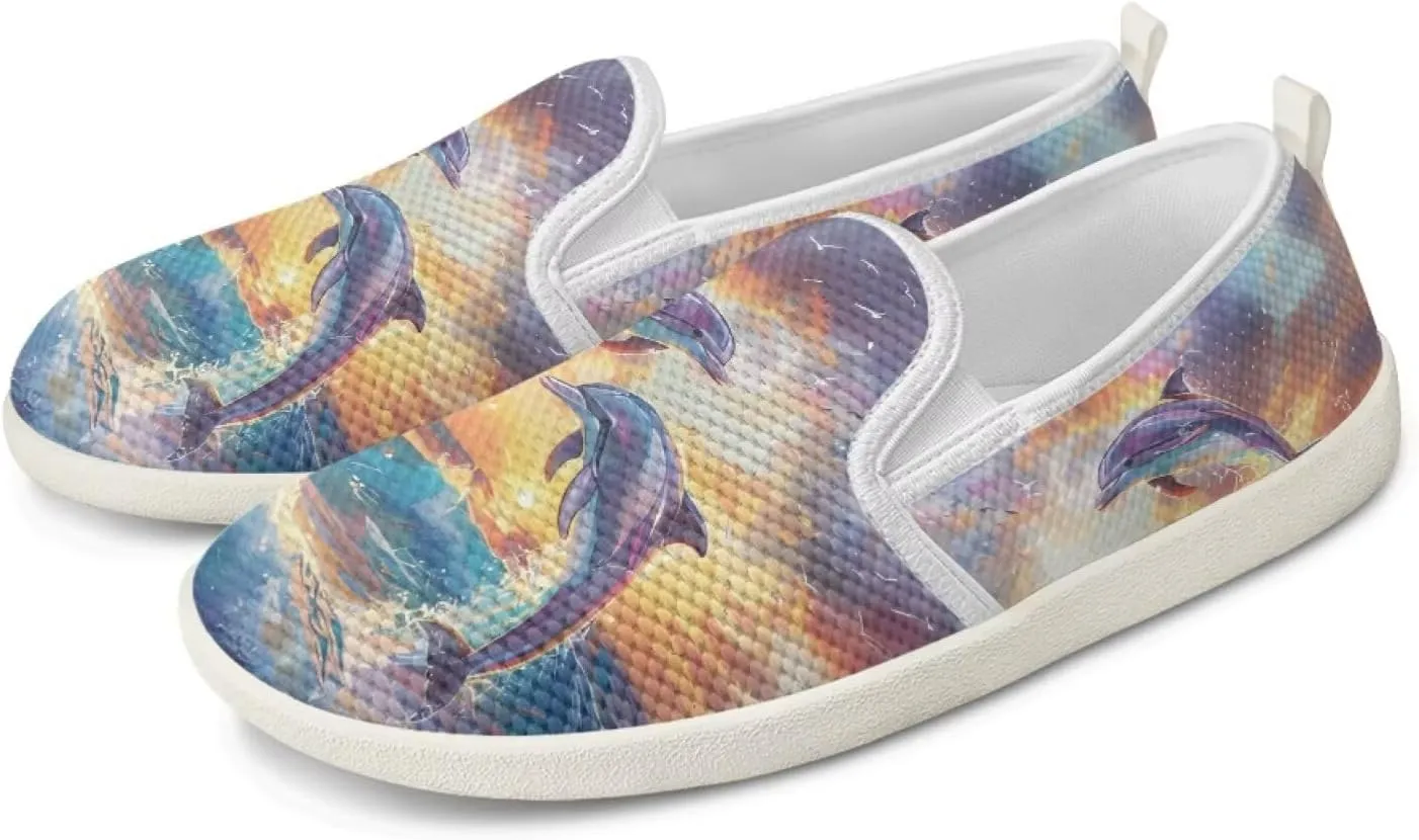 chaqlin Loafers for Women Flat Drop in Low Top Clipper Slip On Beach Travel Comfy Tennis Shoes Fashion Dress Loafers