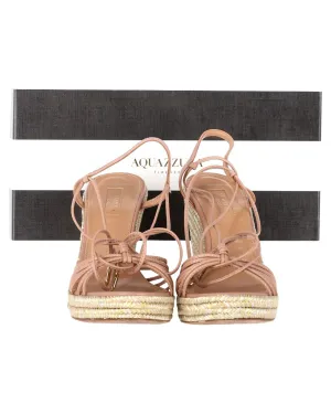 Christy LaceUp Wedge Sandals