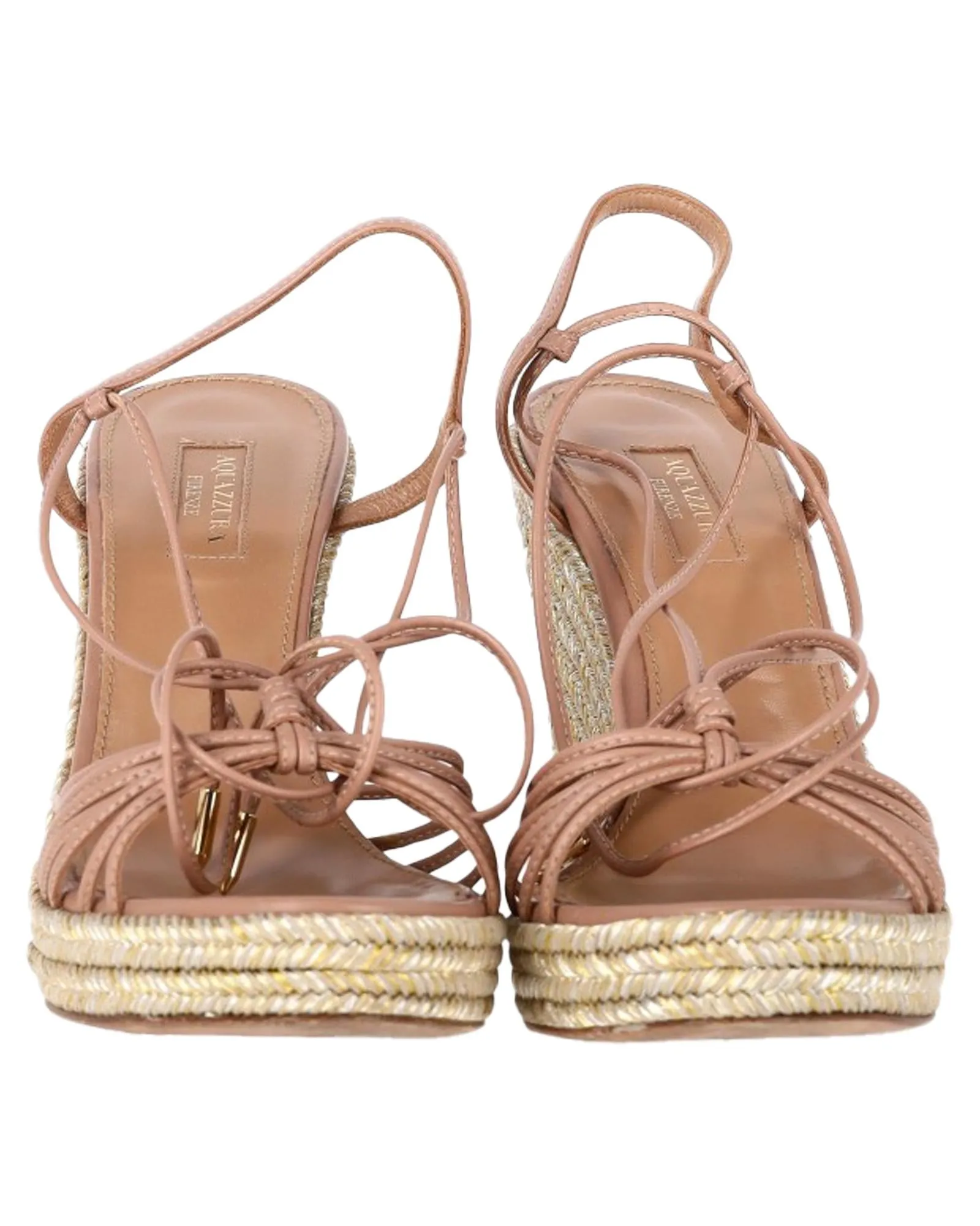 Christy LaceUp Wedge Sandals