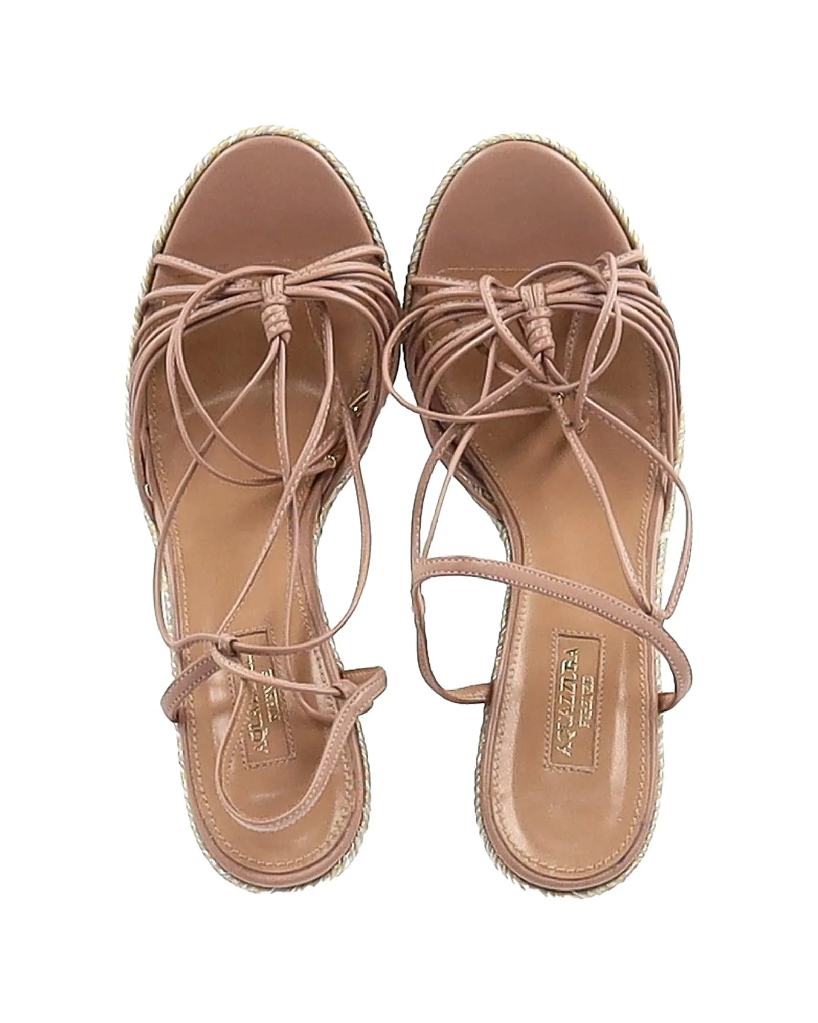 Christy LaceUp Wedge Sandals
