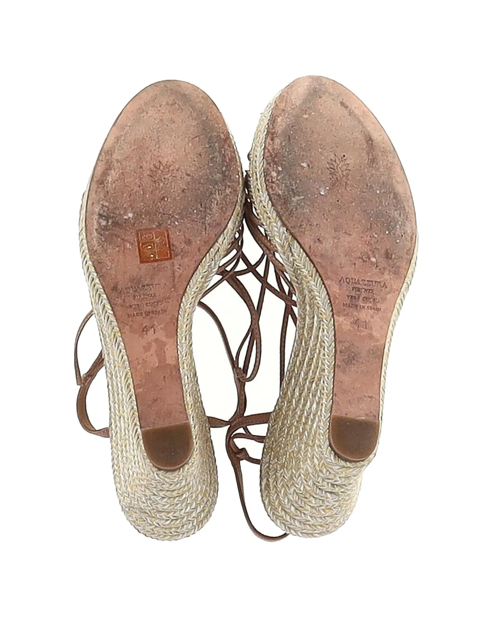 Christy LaceUp Wedge Sandals