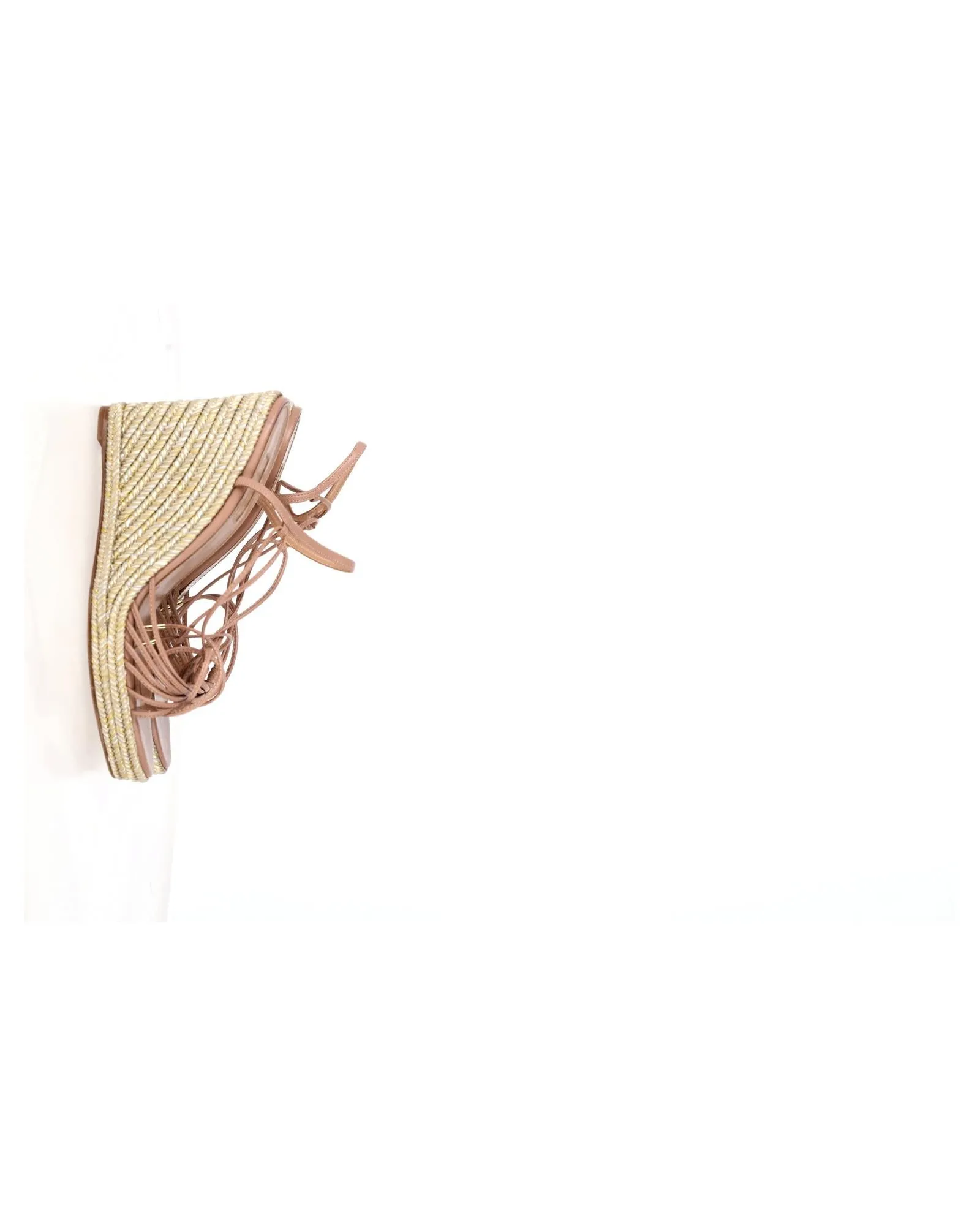 Christy LaceUp Wedge Sandals