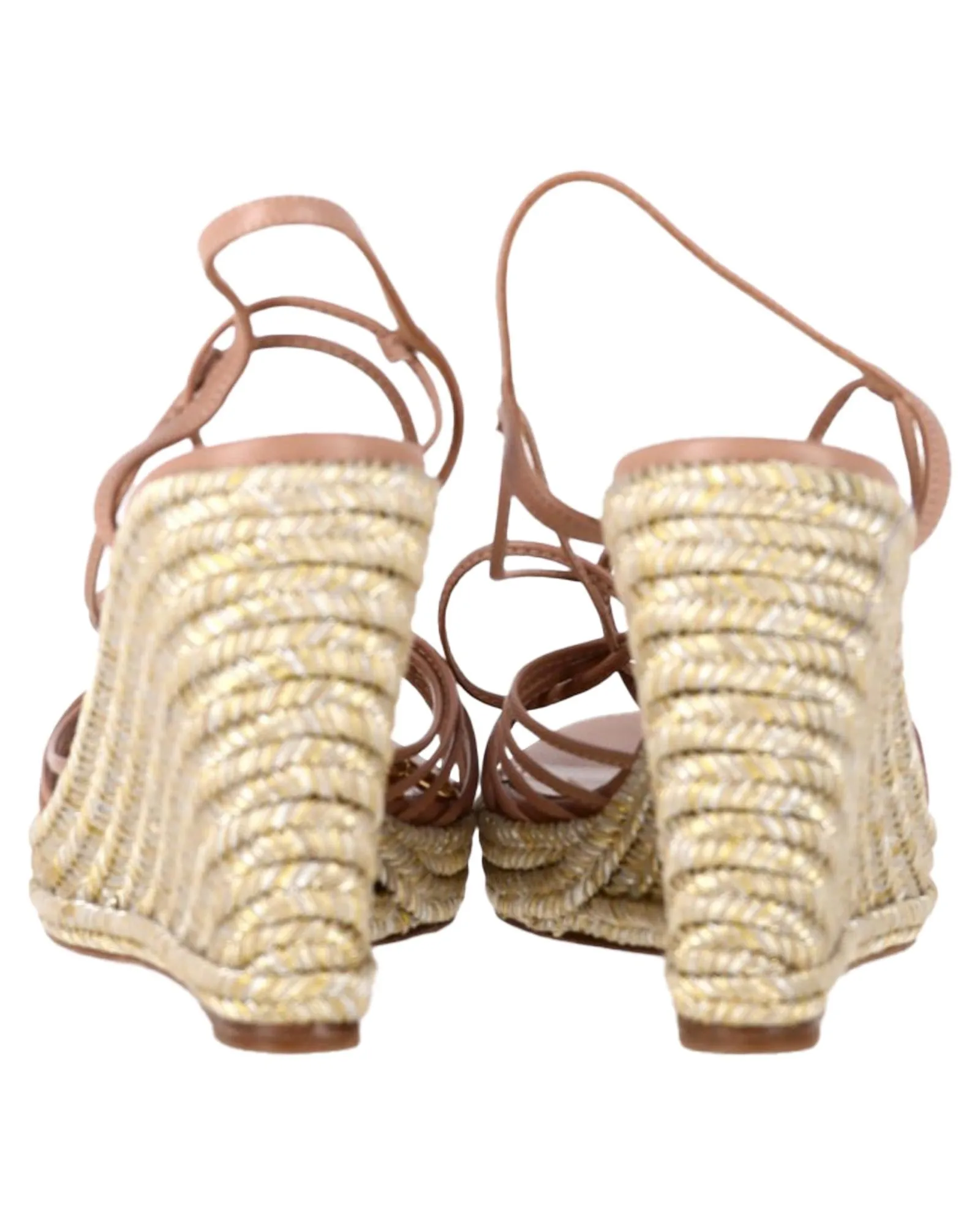 Christy LaceUp Wedge Sandals