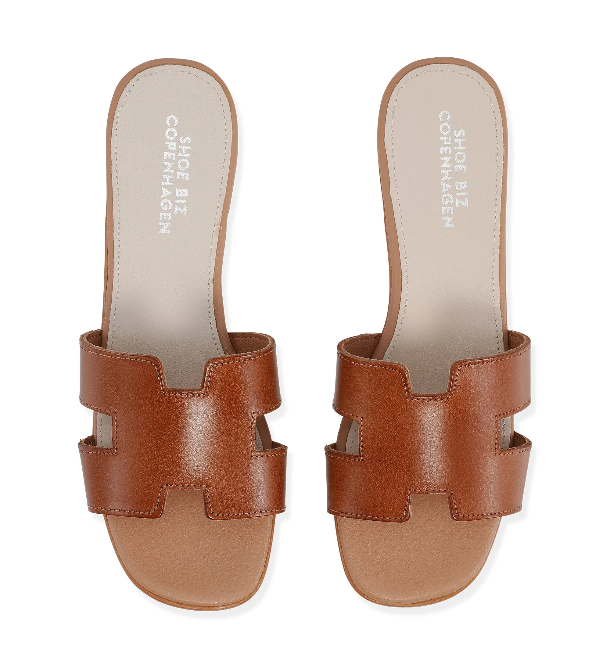 Claire Plain Leather - Cognac