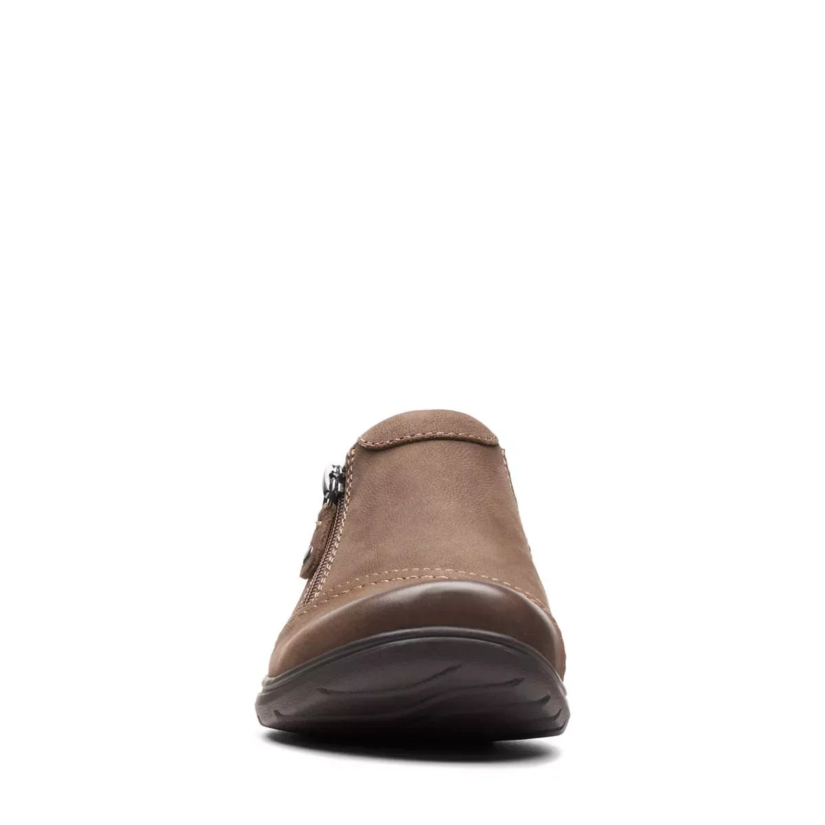 Clarks Women's Carleigh Ray Taupe Nubuck 26175056