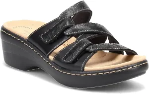 Clarks Women's Merliah Karli Sandal, Black, 7.5