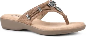 CLIFFS BY WHITE MOUNTAIN Women's Bailee Cushioned Flip Flop Sandal
