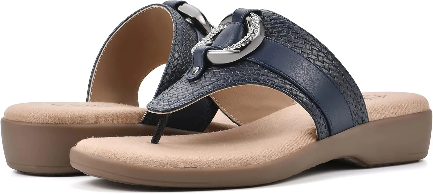 CLIFFS BY WHITE MOUNTAIN Women's Benedict Mini Wedge Sandal