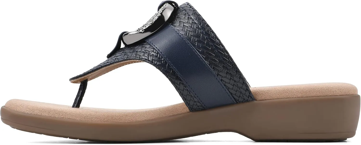 CLIFFS BY WHITE MOUNTAIN Women's Benedict Mini Wedge Sandal