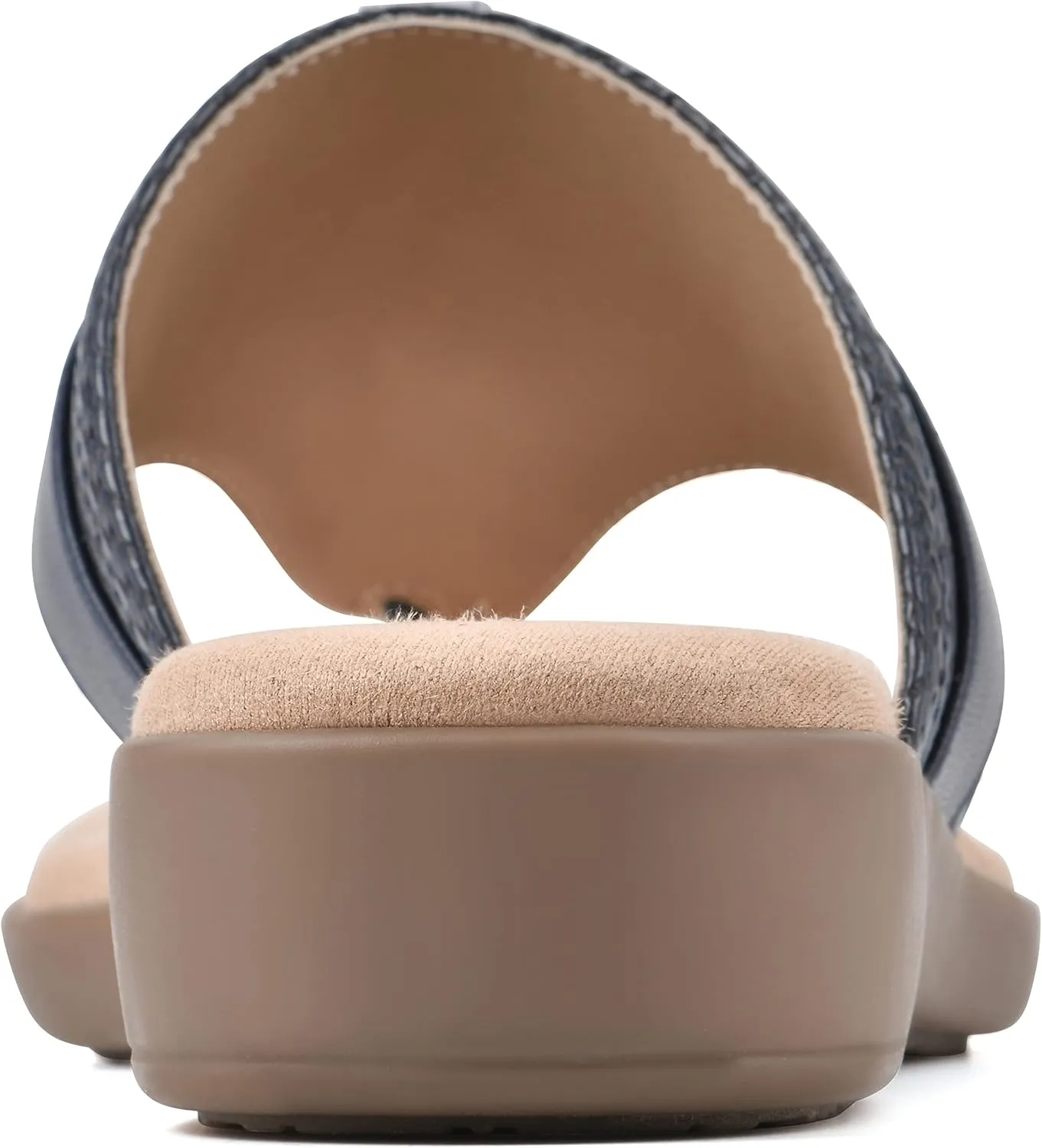 CLIFFS BY WHITE MOUNTAIN Women's Benedict Mini Wedge Sandal
