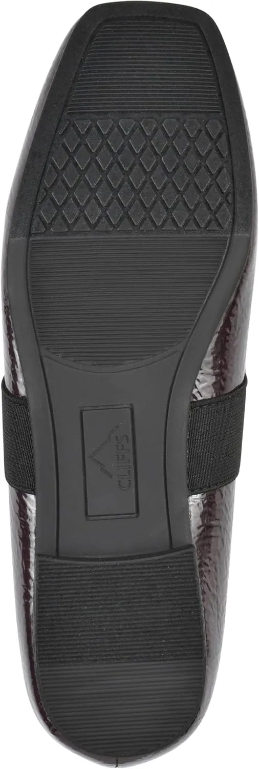 CLIFFS BY WHITE MOUNTAIN Women's Besimi Cushioned Mary Jane Flat