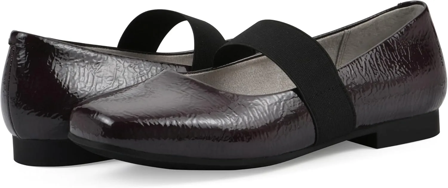 CLIFFS BY WHITE MOUNTAIN Women's Besimi Cushioned Mary Jane Flat