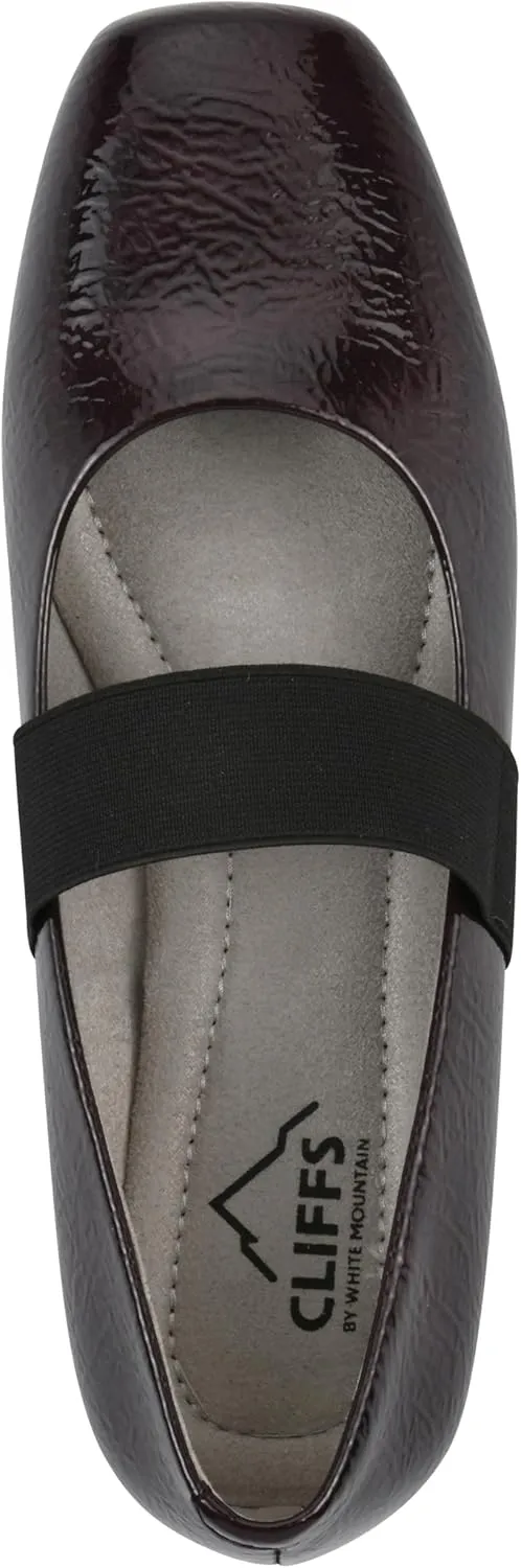 CLIFFS BY WHITE MOUNTAIN Women's Besimi Cushioned Mary Jane Flat