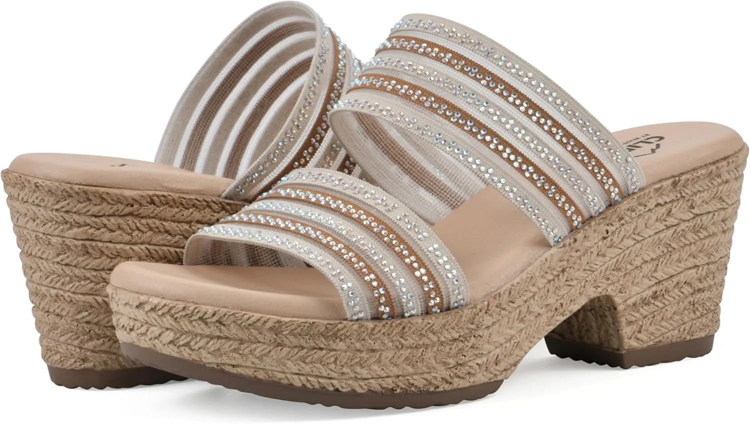 CLIFFS BY WHITE MOUNTAIN Women's Bia Heeled Sandal