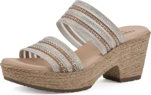 CLIFFS BY WHITE MOUNTAIN Women's Bia Heeled Sandal