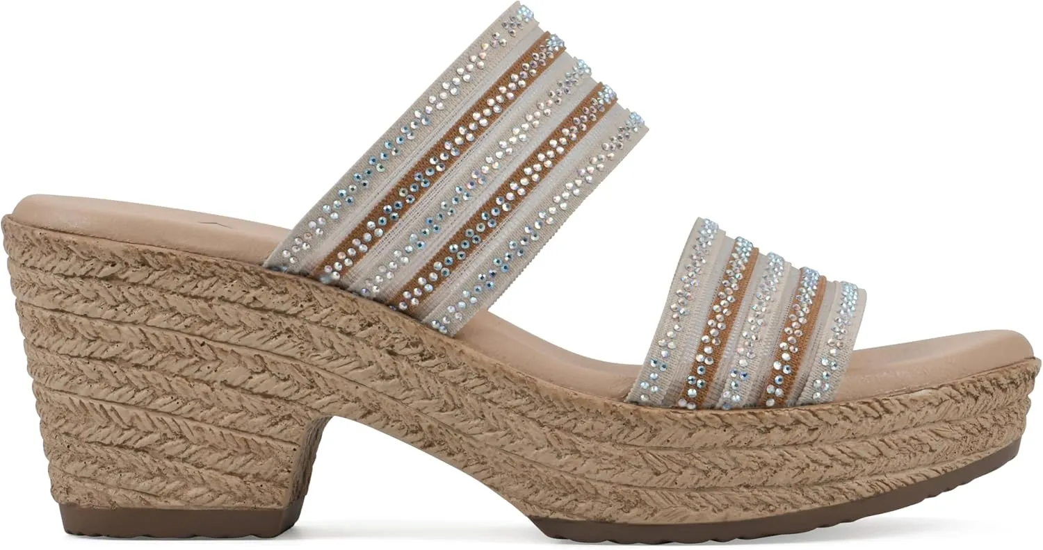 CLIFFS BY WHITE MOUNTAIN Women's Bia Heeled Sandal
