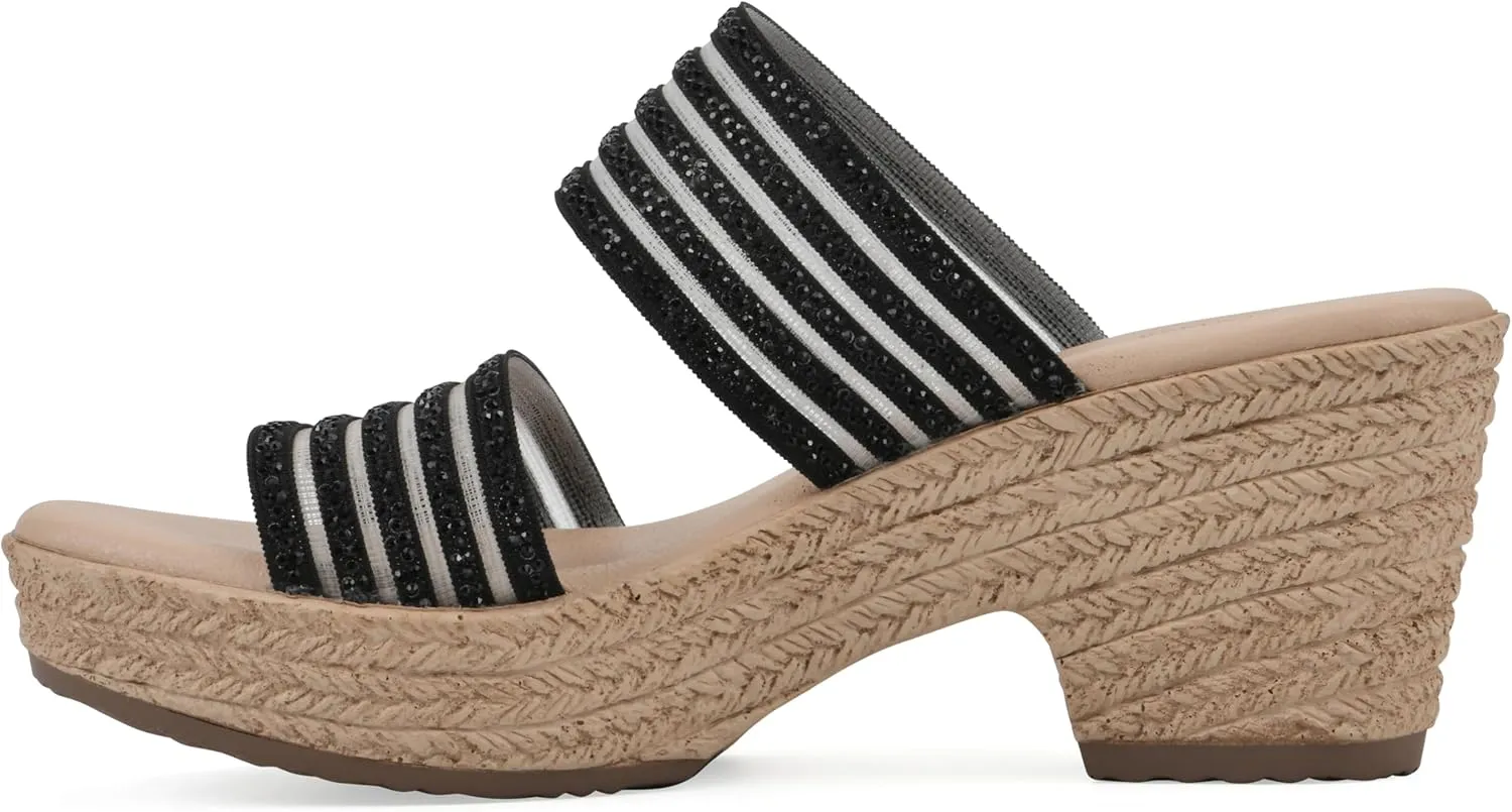 CLIFFS BY WHITE MOUNTAIN Women's Bia Heeled Sandal