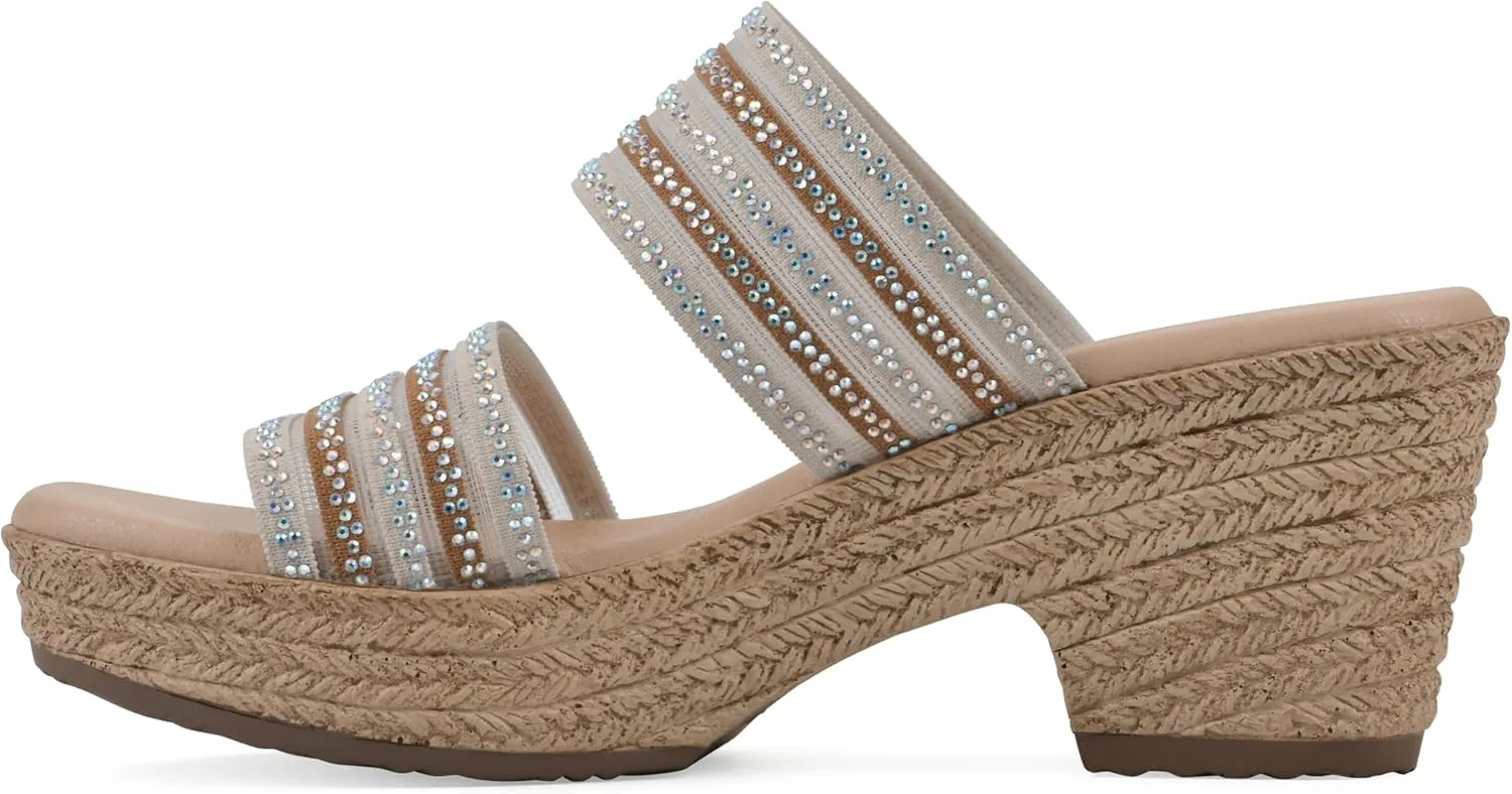 CLIFFS BY WHITE MOUNTAIN Women's Bia Heeled Sandal