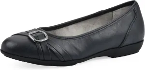 CLIFFS BY WHITE MOUNTAIN Women's Calming Cushioned Ballet Flat
