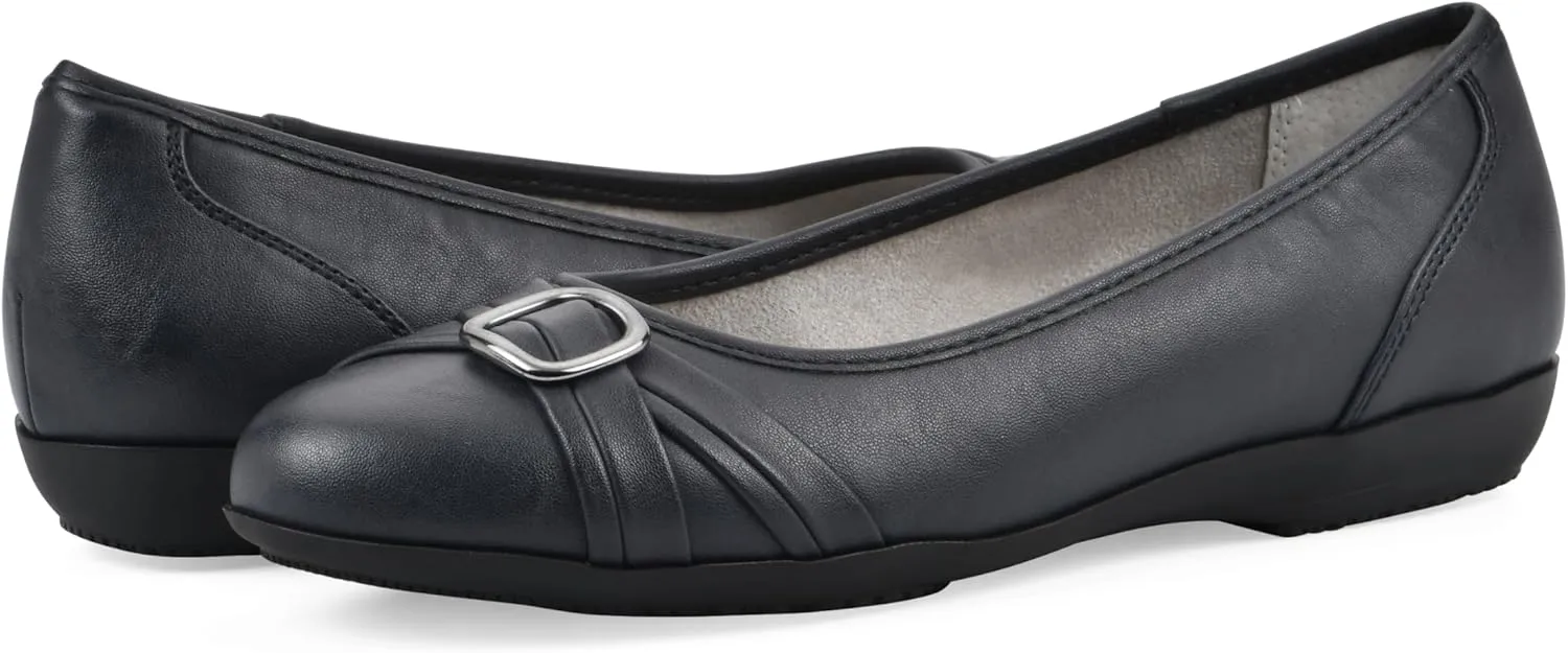 CLIFFS BY WHITE MOUNTAIN Women's Calming Cushioned Ballet Flat