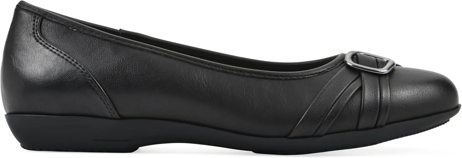 CLIFFS BY WHITE MOUNTAIN Women's Calming Cushioned Ballet Flat