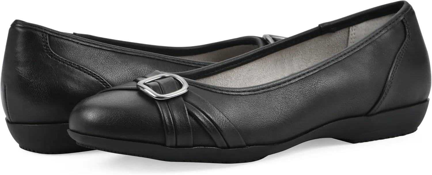 CLIFFS BY WHITE MOUNTAIN Women's Calming Cushioned Ballet Flat