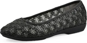 CLIFFS BY WHITE MOUNTAIN Women's Cariann Woven Ballet Flat