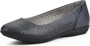 CLIFFS BY WHITE MOUNTAIN Women's Cindy Cushioned Ballet Flat