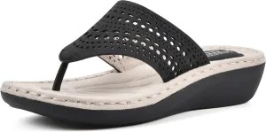 CLIFFS BY WHITE MOUNTAIN Women's Compact Wedge Sandal