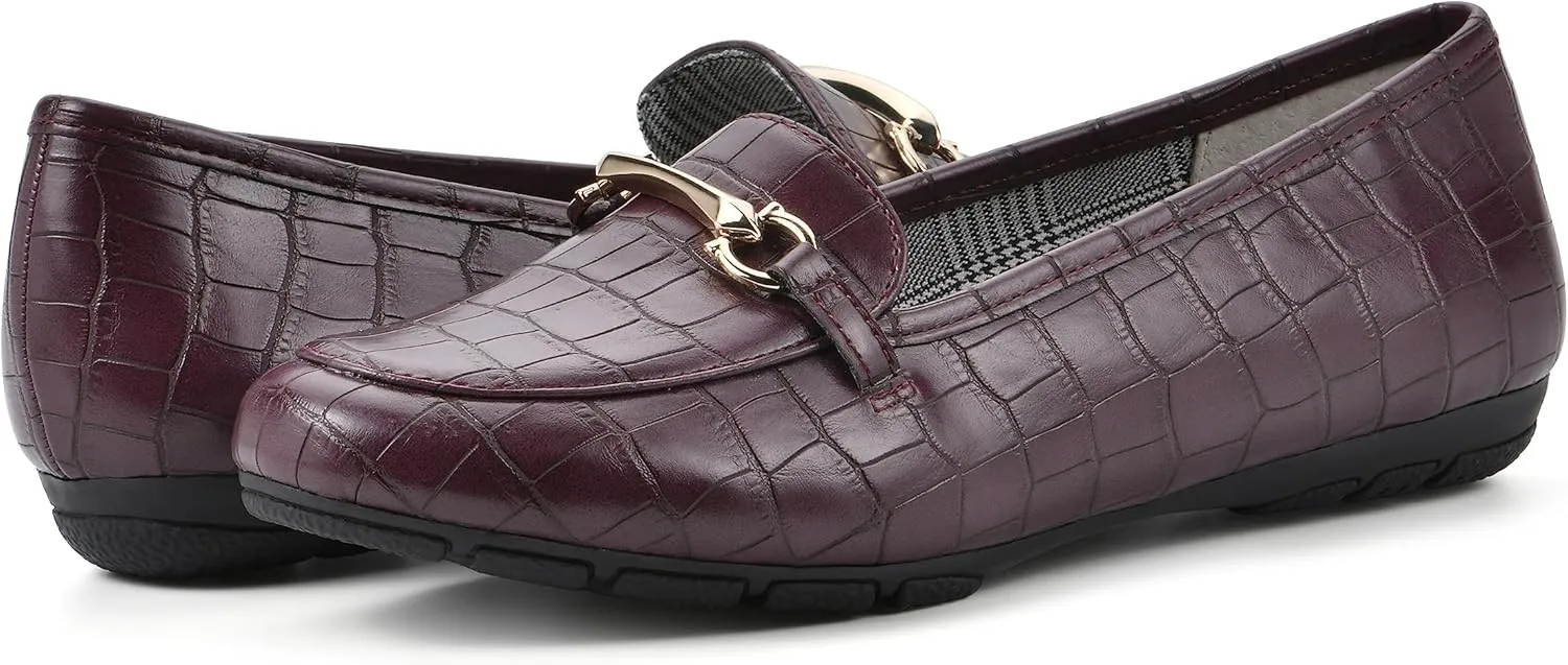 CLIFFS BY WHITE MOUNTAIN Women's Glowing Cushioned Loafer Flat