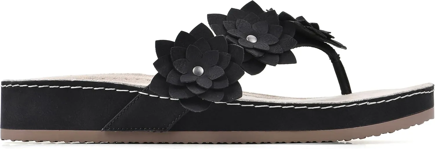 CLIFFS BY WHITE MOUNTAIN Women's Hot Spot Flip-Flop Sandal