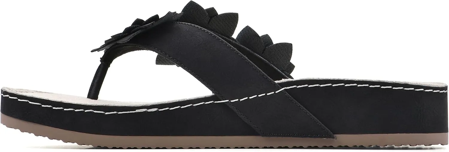 CLIFFS BY WHITE MOUNTAIN Women's Hot Spot Flip-Flop Sandal
