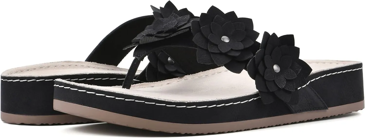 CLIFFS BY WHITE MOUNTAIN Women's Hot Spot Flip-Flop Sandal