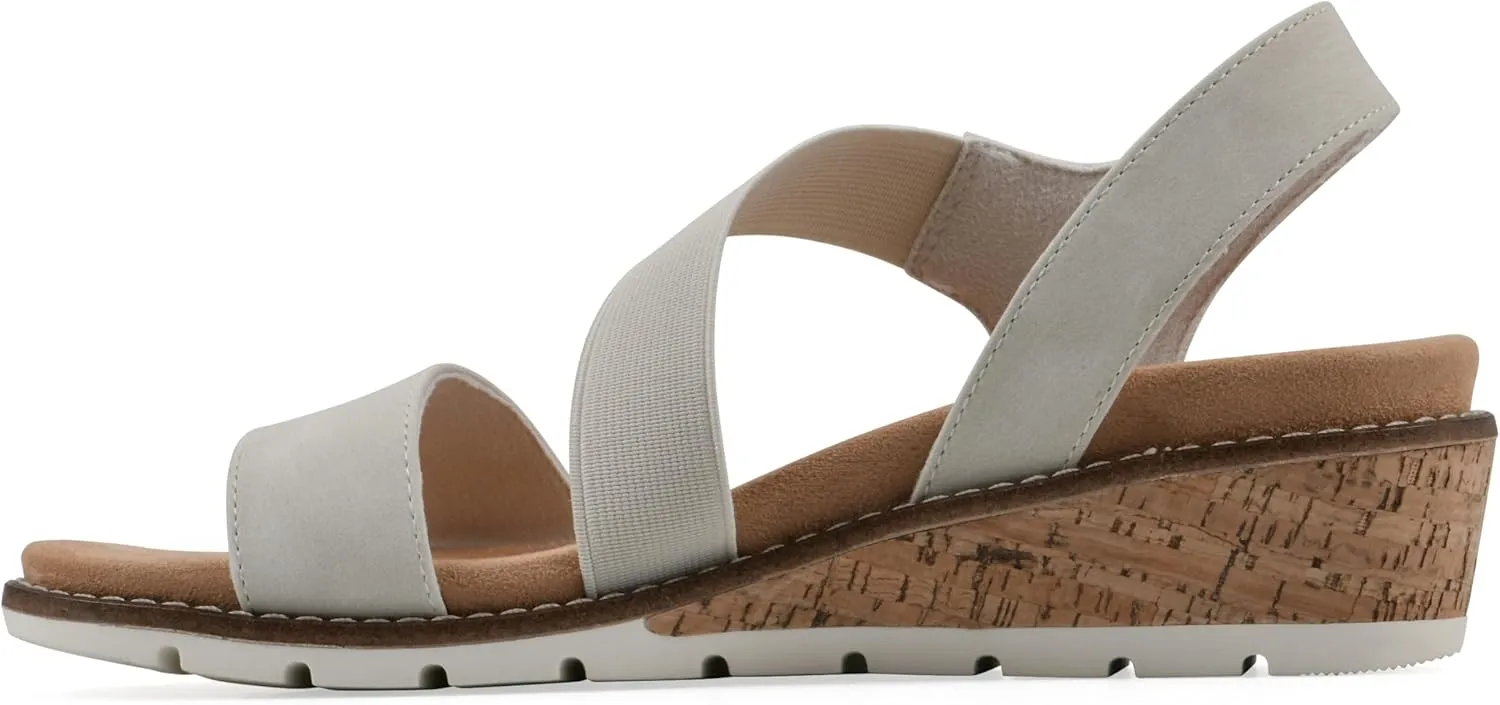 CLIFFS BY WHITE MOUNTAIN Women's Tinnley Cork Wedge Sandal