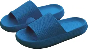 Cloud Slippers for Women and Men,Support and Cushioned Thick Sole Pillow Slippers Ultra Soft EVA Anti-slip shock absorption Flat Shower Sandals