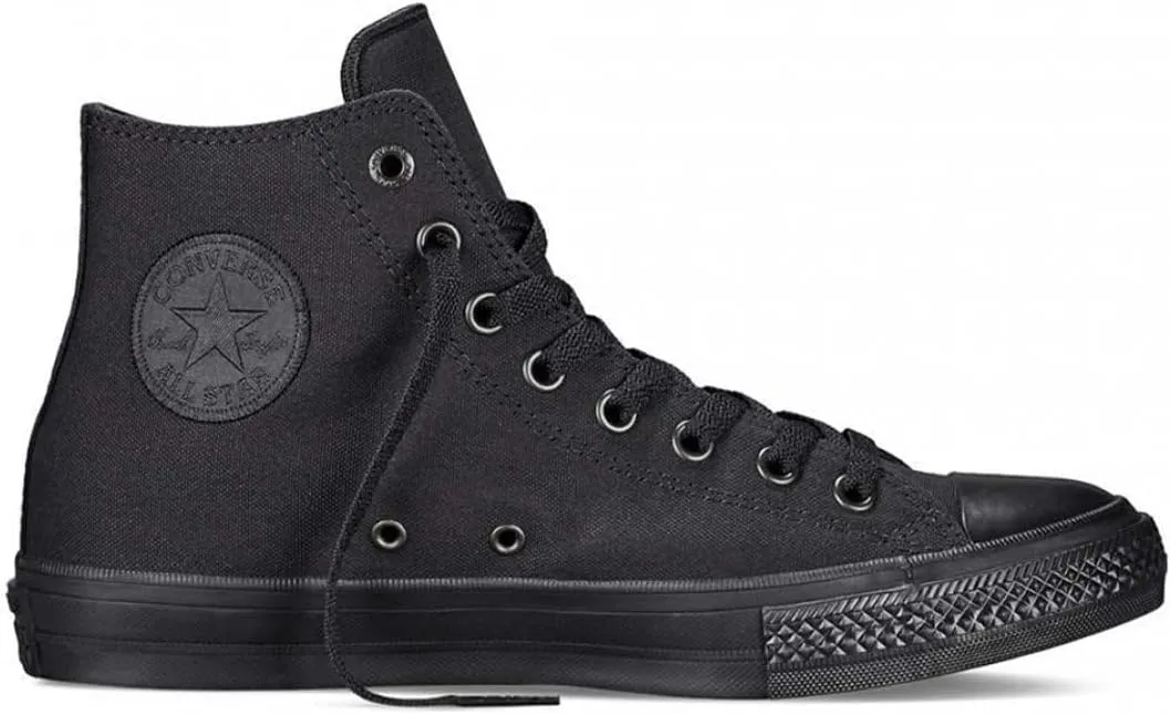 Converse Chuck Taylor Core Hi Sneaker Unisex Style: M3310C-BLKMN Size: Mens 12 Womens 14 Black Monochrome
