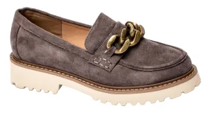 Corkys Literally - Light Grey Faux Suede