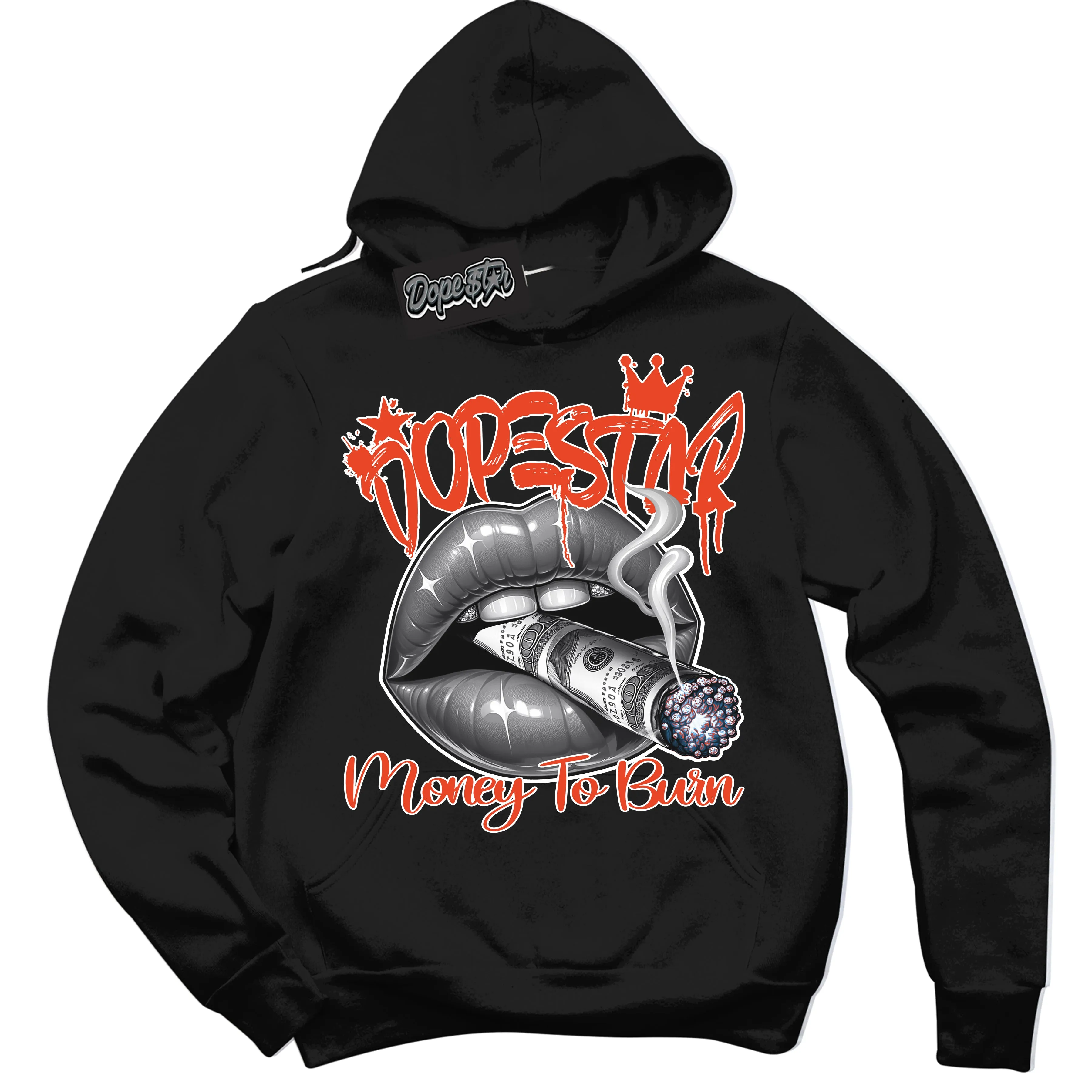Cosmic Clay Dunk Sneaker Hoodie Money To Burn Graphic