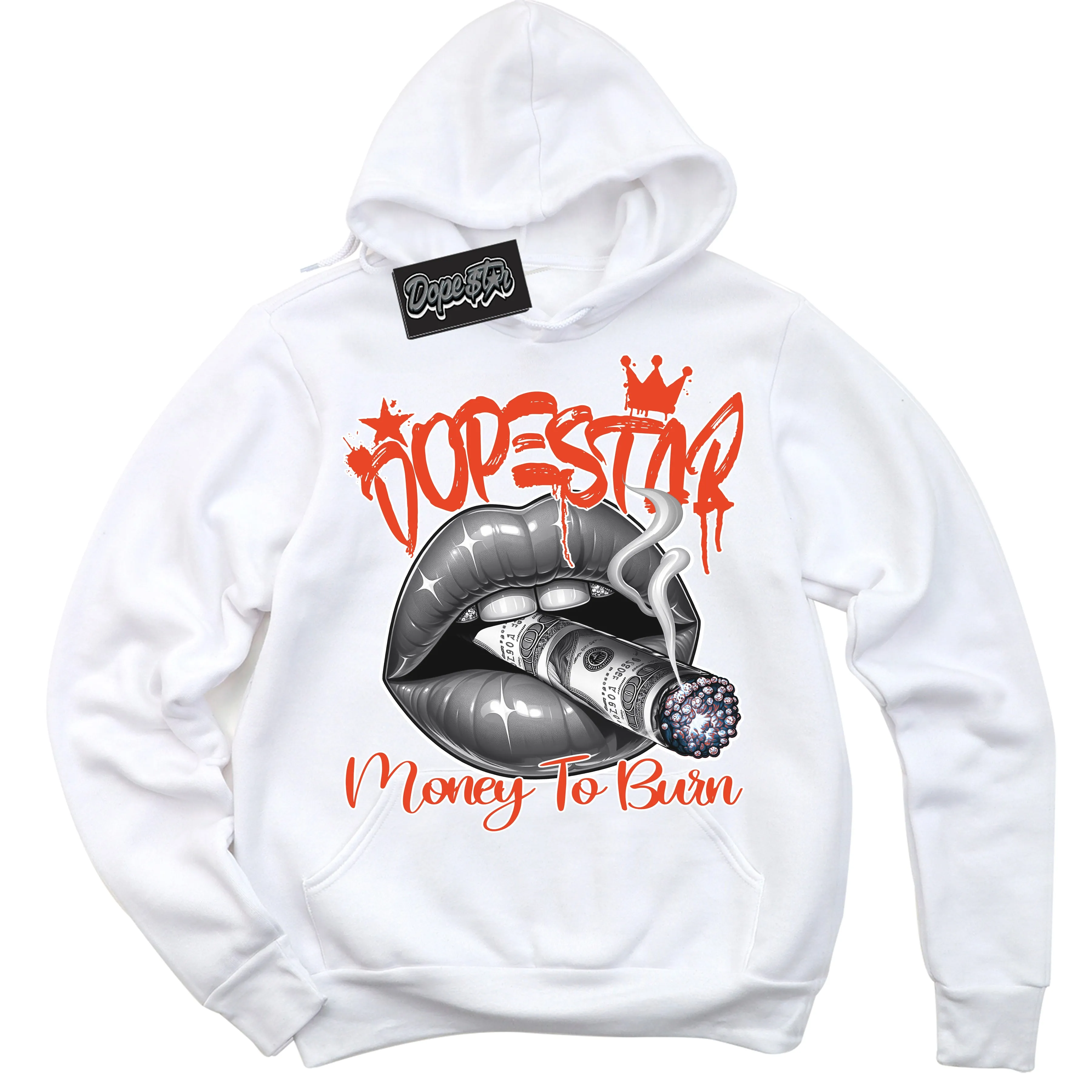 Cosmic Clay Dunk Sneaker Hoodie Money To Burn Graphic