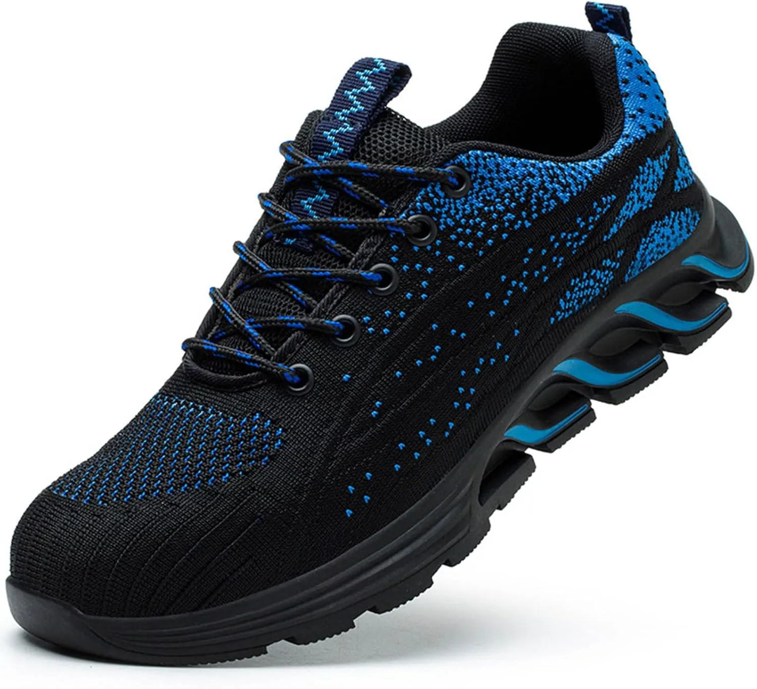 Couple Men's Steel Toe Shoes Men Composite Toe Shoes Comfortable Walking Sneakers Non Slip Work Shoes Indestructible No Show Sneaker Socks Men